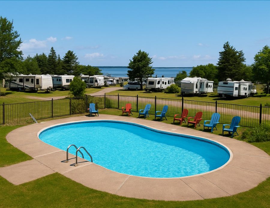 Campground for Sale Atlantic Canada – 100+ Lots, Pool & Shore Access | Asset Sale