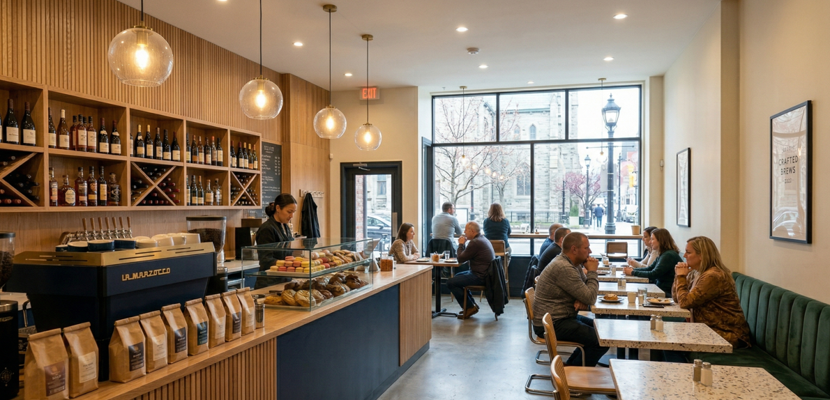 Turnkey Dual-Purpose Café & Licensed Wine Bar in the GTA